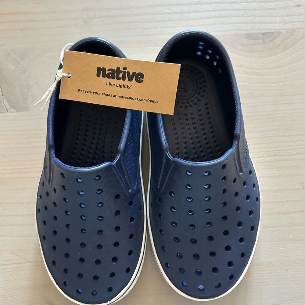 Native Navy Slip-On Shoes